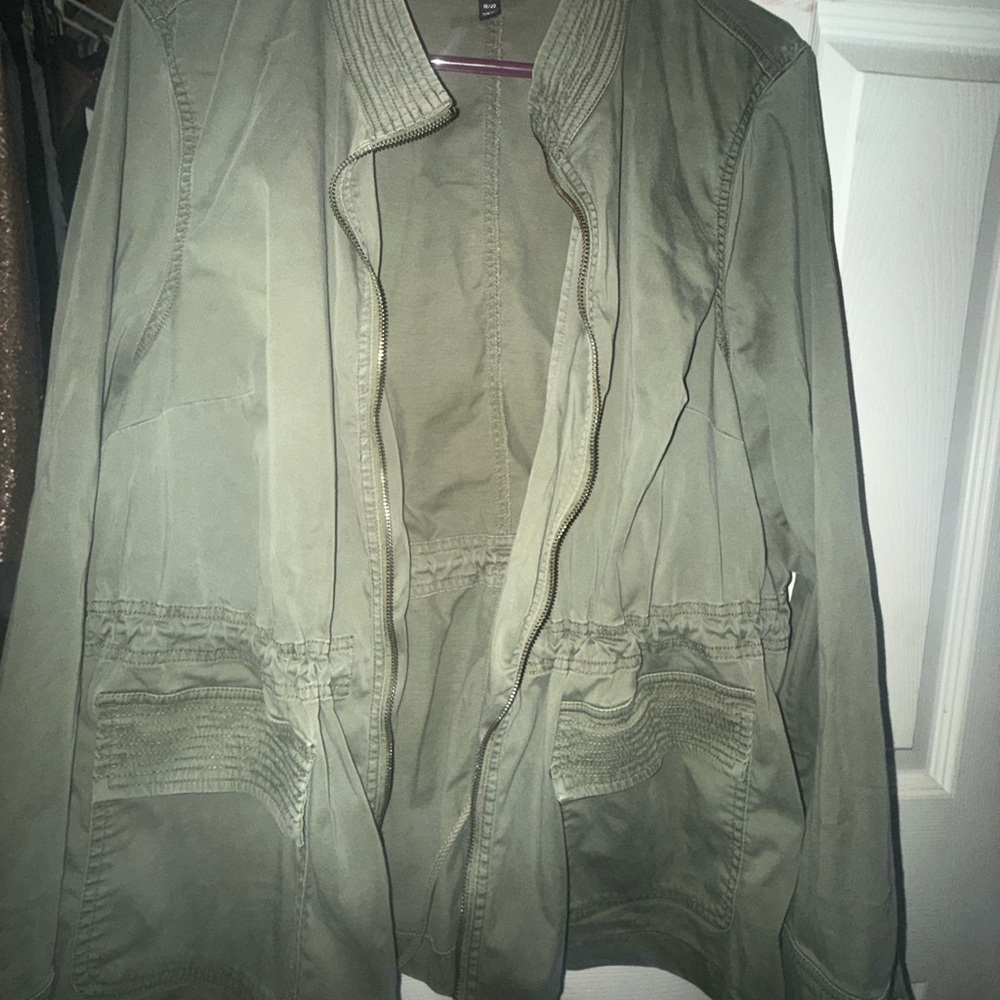 Lane Bryant women Olive casual Jacket